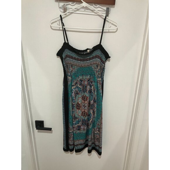India Boutique Women's Boho Patterned Dress, Multicolor, Medium - Picture 1 of 4